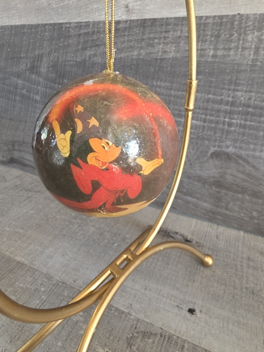 Disney Fantasia Ornament Christmas Mickey Mouse Sorcerers Apprentice 124g